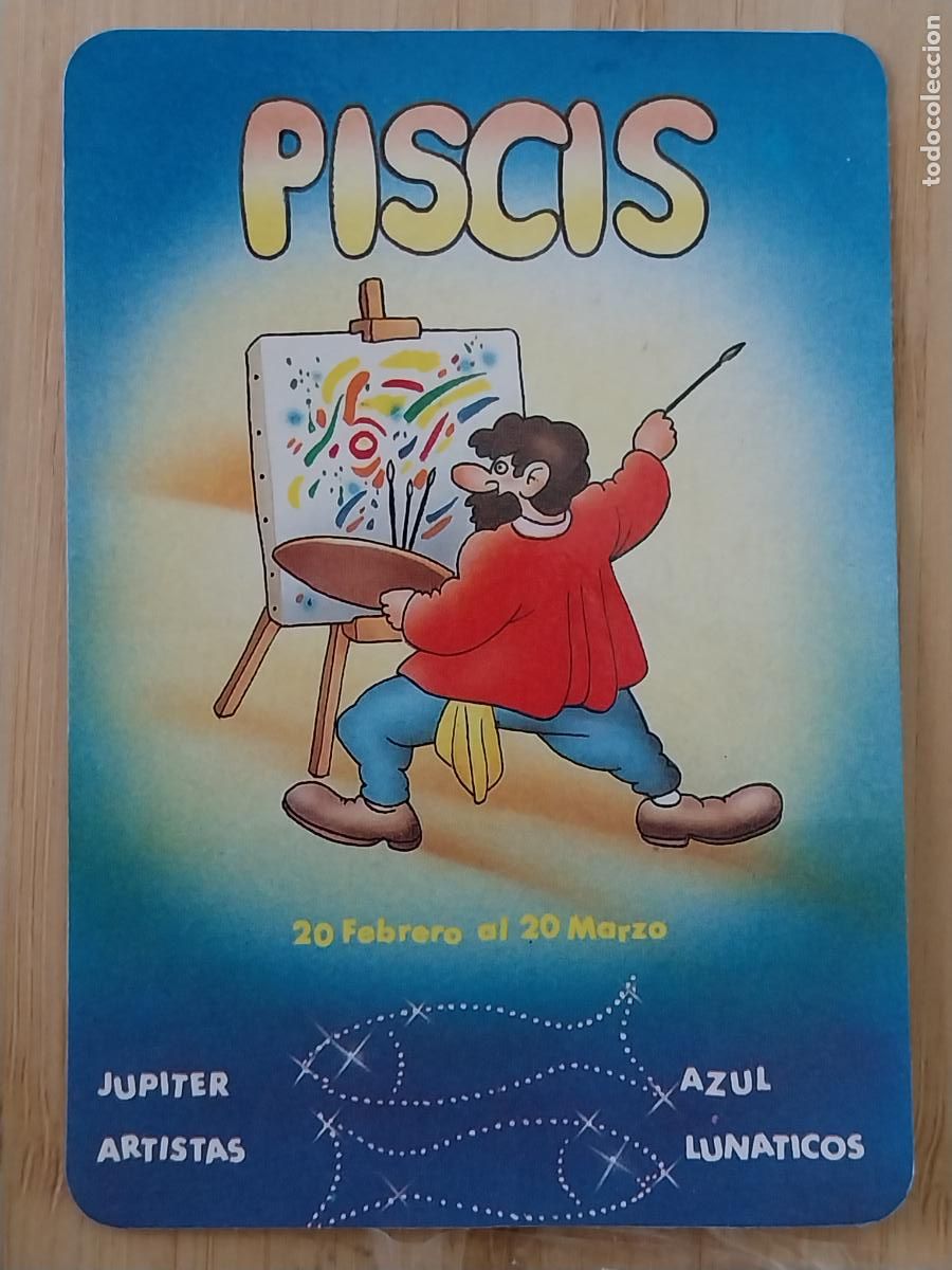 Coleccionismo Calendarios: PISCIS HOROSCOPO ILUSTRACION CALENDARIO 1994 PUBLI ** INDUSTRIAS HERRAZ ** REF WCB 231