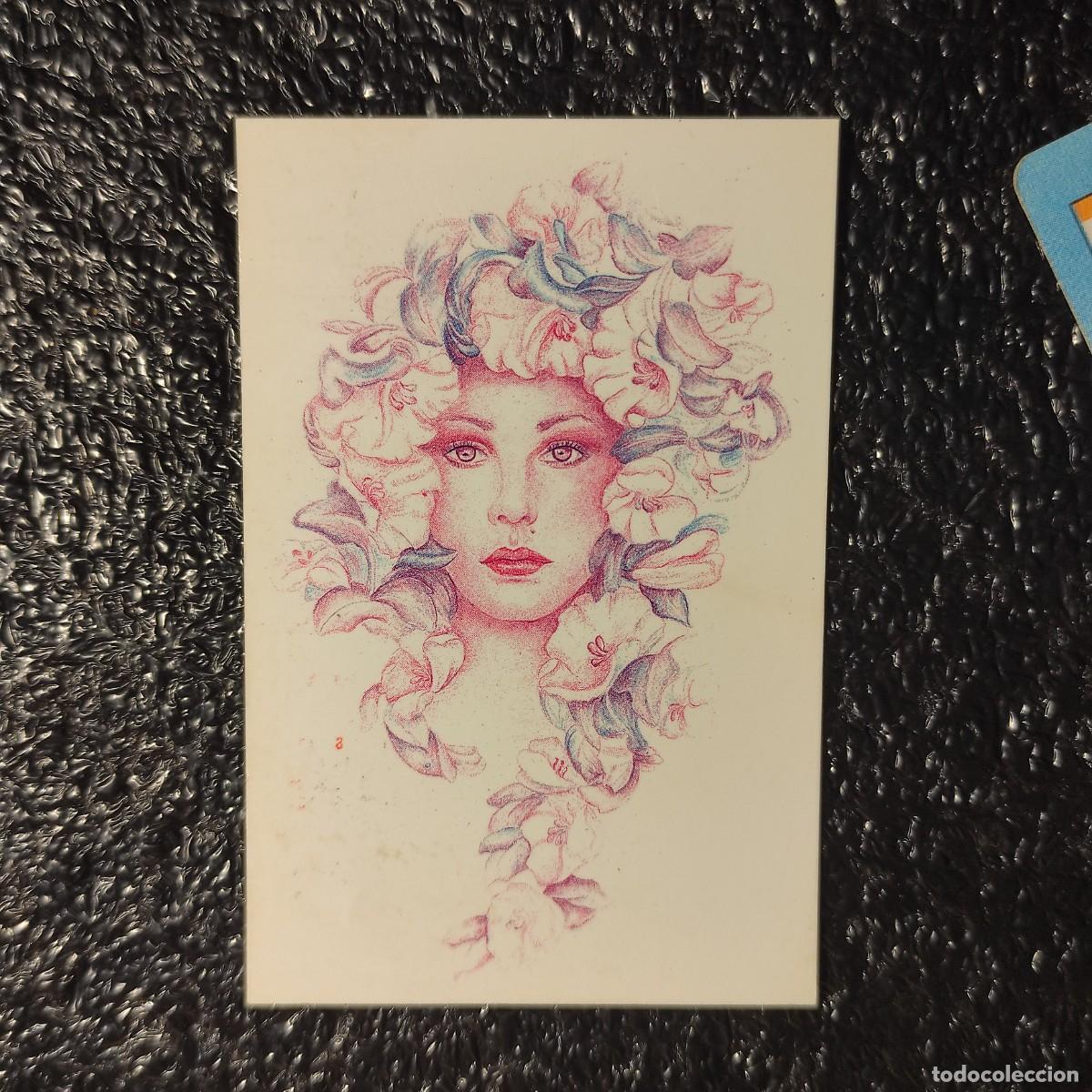 Coleccionismo Calendarios: CALENDARIO DE BOLSILLO PINTURA . CHICA CON FLORES *HERALDO DE ZAMORA 1995 ** ZAMORA ** T2