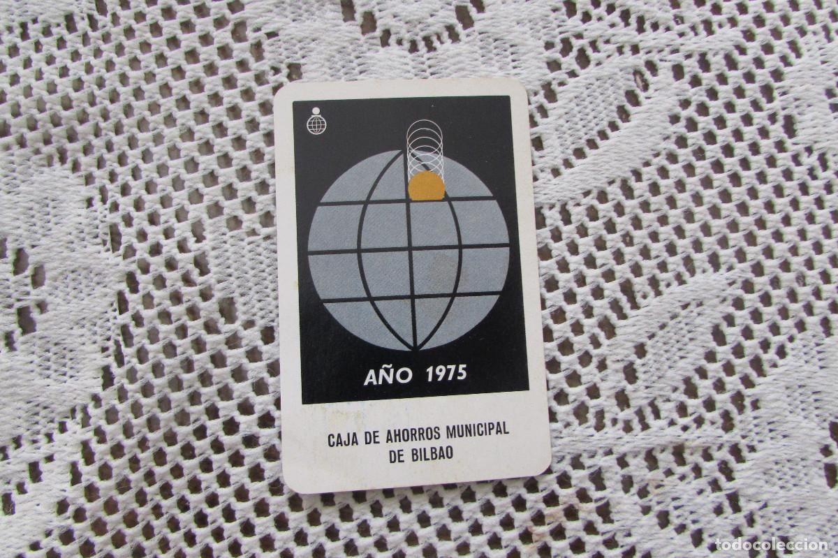 Coleccionismo Calendarios: alendario FOURNIER Caja de Ahorros Municipal de Bilbao 1975