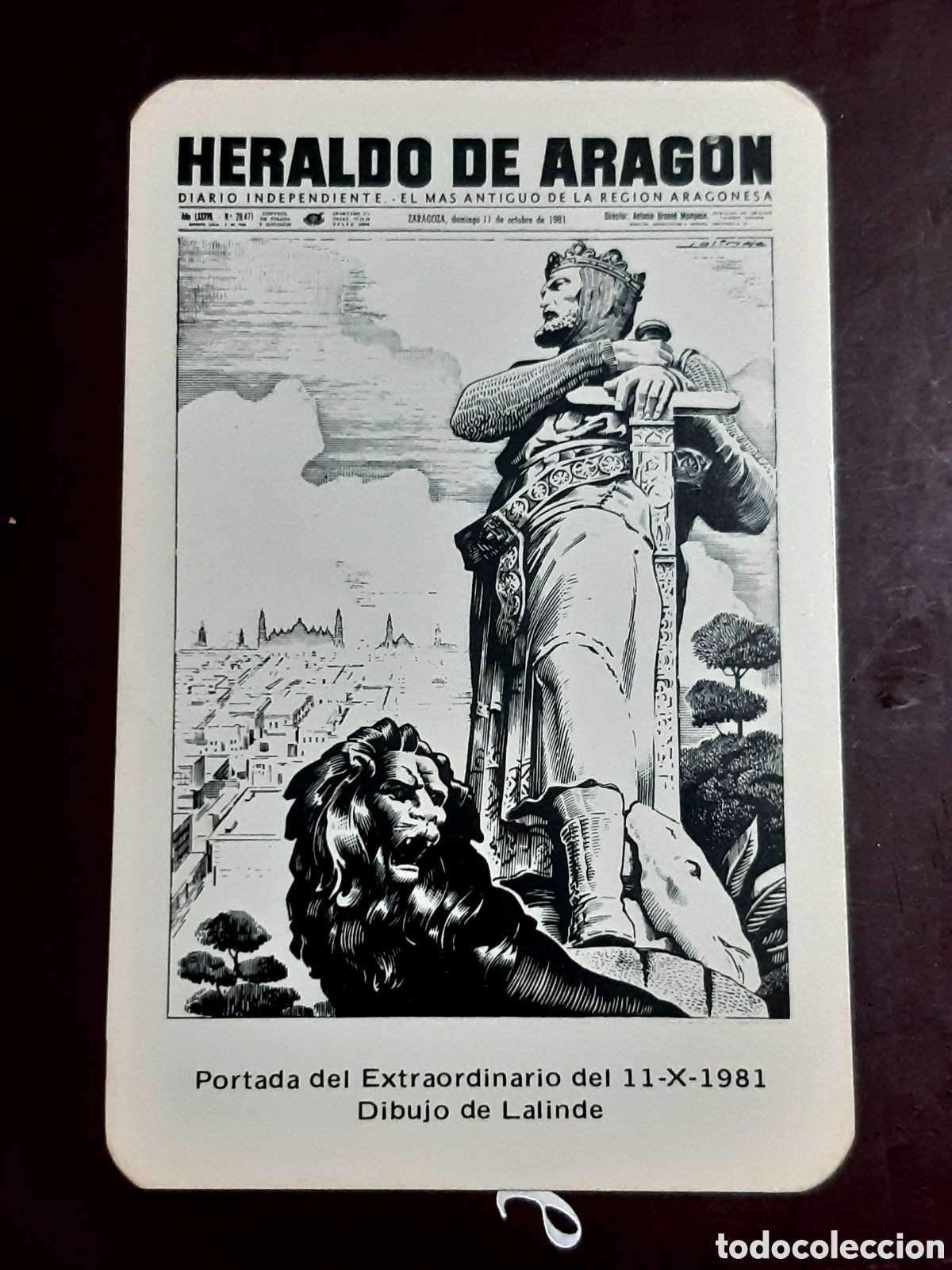 Coleccionismo Calendarios: Calendario Heraldo de Aragon 1983