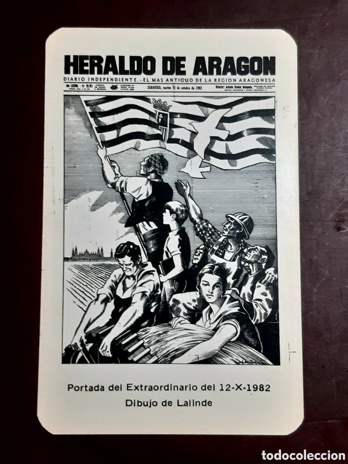 Coleccionismo Calendarios: Calendario Heraldo de Aragon 1982