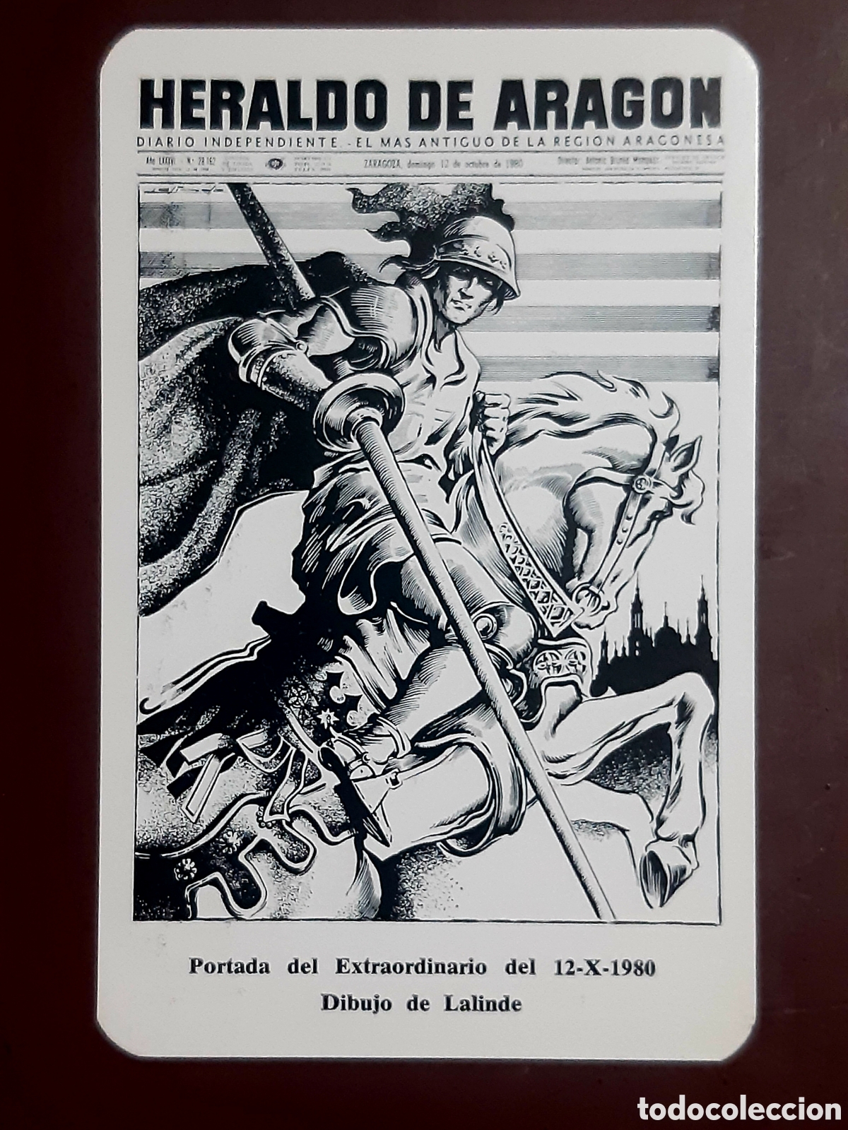 Coleccionismo Calendarios: Calendario Heraldo de Aragon 1991