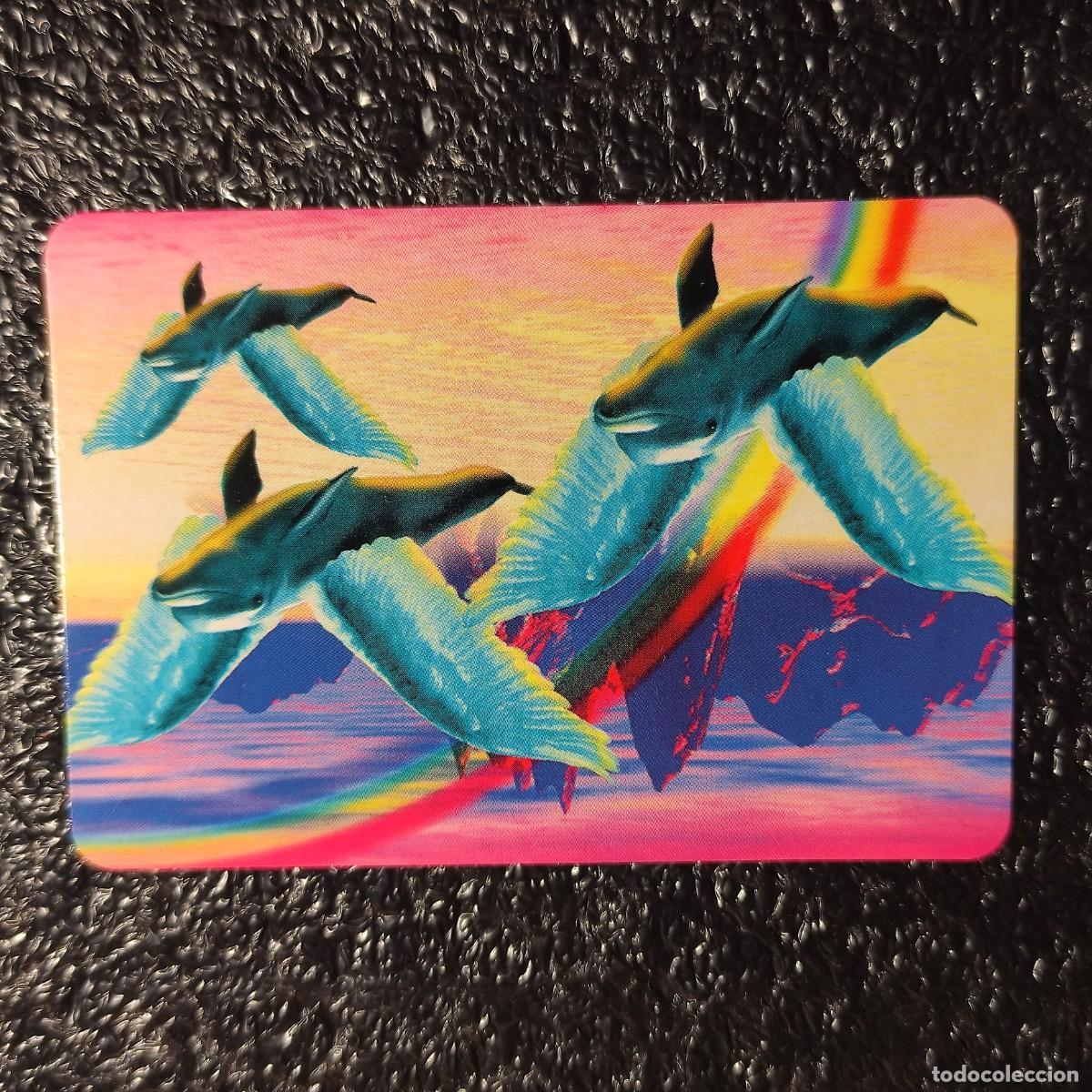 Coleccionismo Calendarios: CALENDARIO DE BOLSILLO DIBUJO . DELFINES VOLADORES * 2000 ** SUBREALISTA ** T2