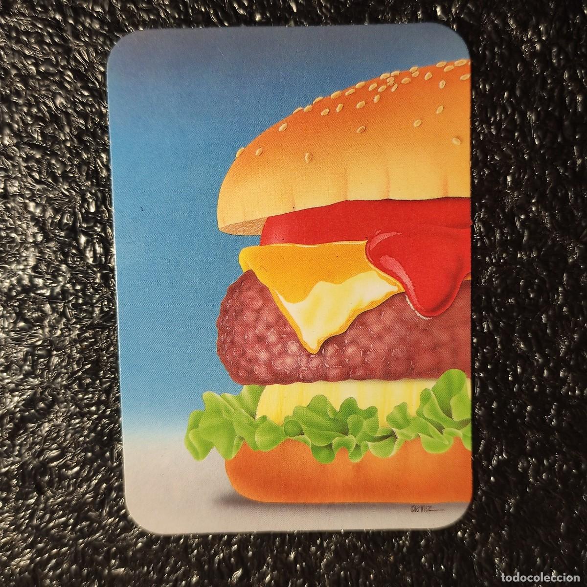 Coleccionismo Calendarios: CALENDARIO DE BOLSILLO DIBUJO . PAGSA . HAMBURGUESA ** RETRO ARTE AEROGRAFIA 1987 ** T2