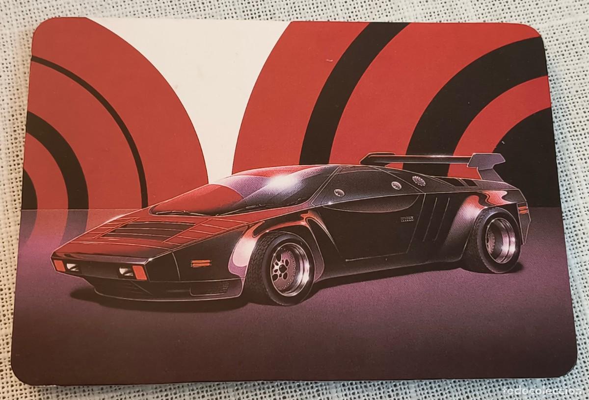 Coleccionismo Calendarios: CALENDARIO BOLSILLO | COCHE DEPORTIVO NEGRO- A&Ntilde;O 1990