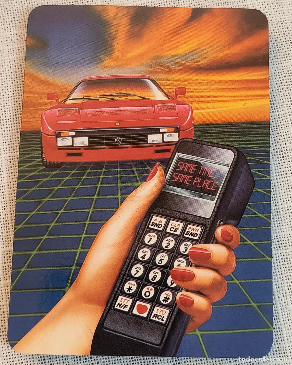 Coleccionismo Calendarios: CALENDARIO BOLSILLO | COCHE DEPORTIVO ROJO - A&Ntilde;O 1990