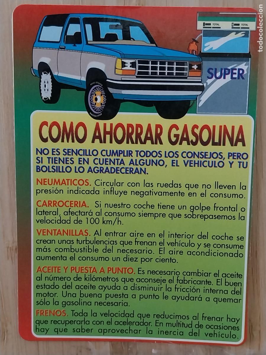 Coleccionismo Calendarios: AHORRAR GASOLINA ILUSTRACION CALENDARIO 1997 PUBLI *** BAR YOLI PARLA *** REF WCB 349