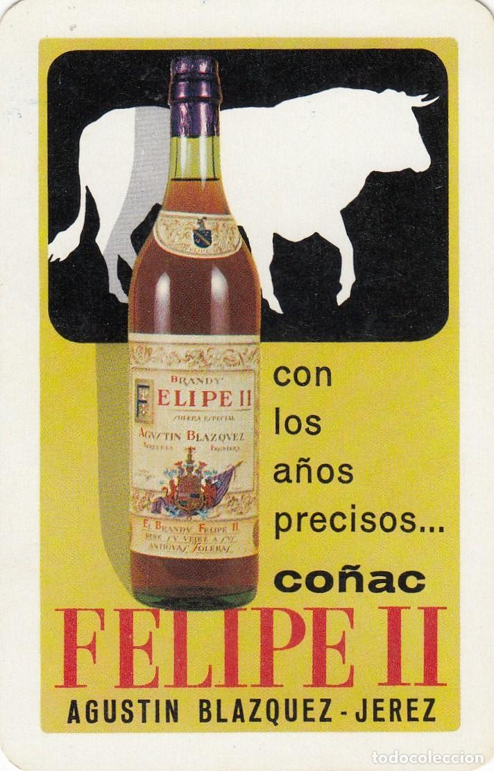 Coleccionismo Calendarios: CALENDARIO DE BOLSILLO. H. FOURNIER. BRANDY FELIPE II. A&Ntilde;O 1968