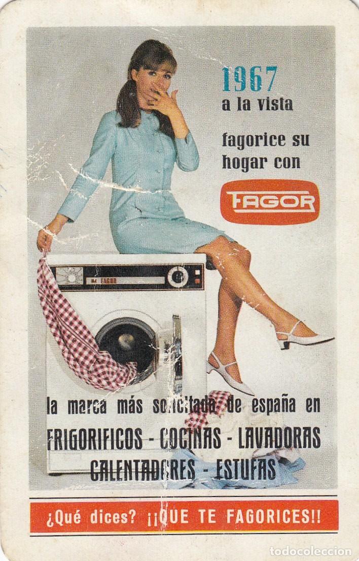 Coleccionismo Calendarios: CALENDARIO DE BOLSILLO. H. FOURNIER. FAGOR. A&Ntilde;O 1967