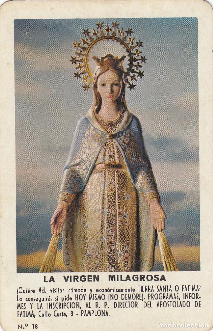Coleccionismo Calendarios: CALENDARIO DE BOLSILLO. H. FOURNIER. LA VIRGEN MILAGROSA. A&Ntilde;O 1968