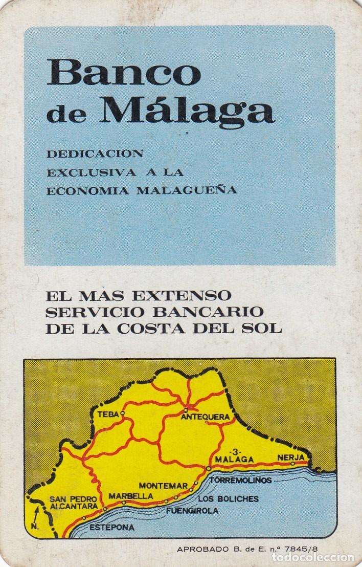 Coleccionismo Calendarios: CALENDARIO DE BOLSILLO. H. FOURNIER. BANCO DE MALAGA. A&Ntilde;O 1971