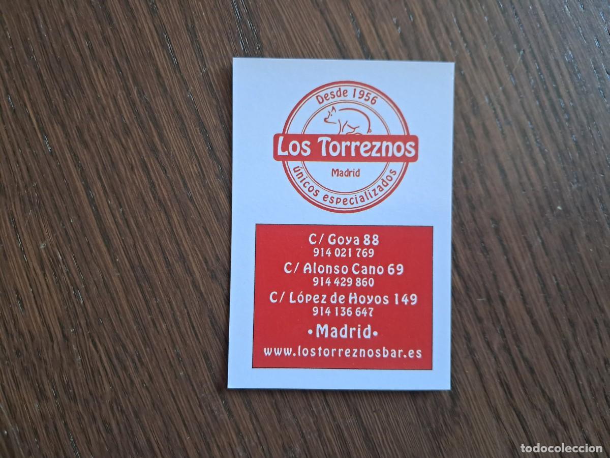 Coleccionismo Calendarios: calendario de publicidad, bar los torreznos, Madrid, a&ntilde;o 2025.