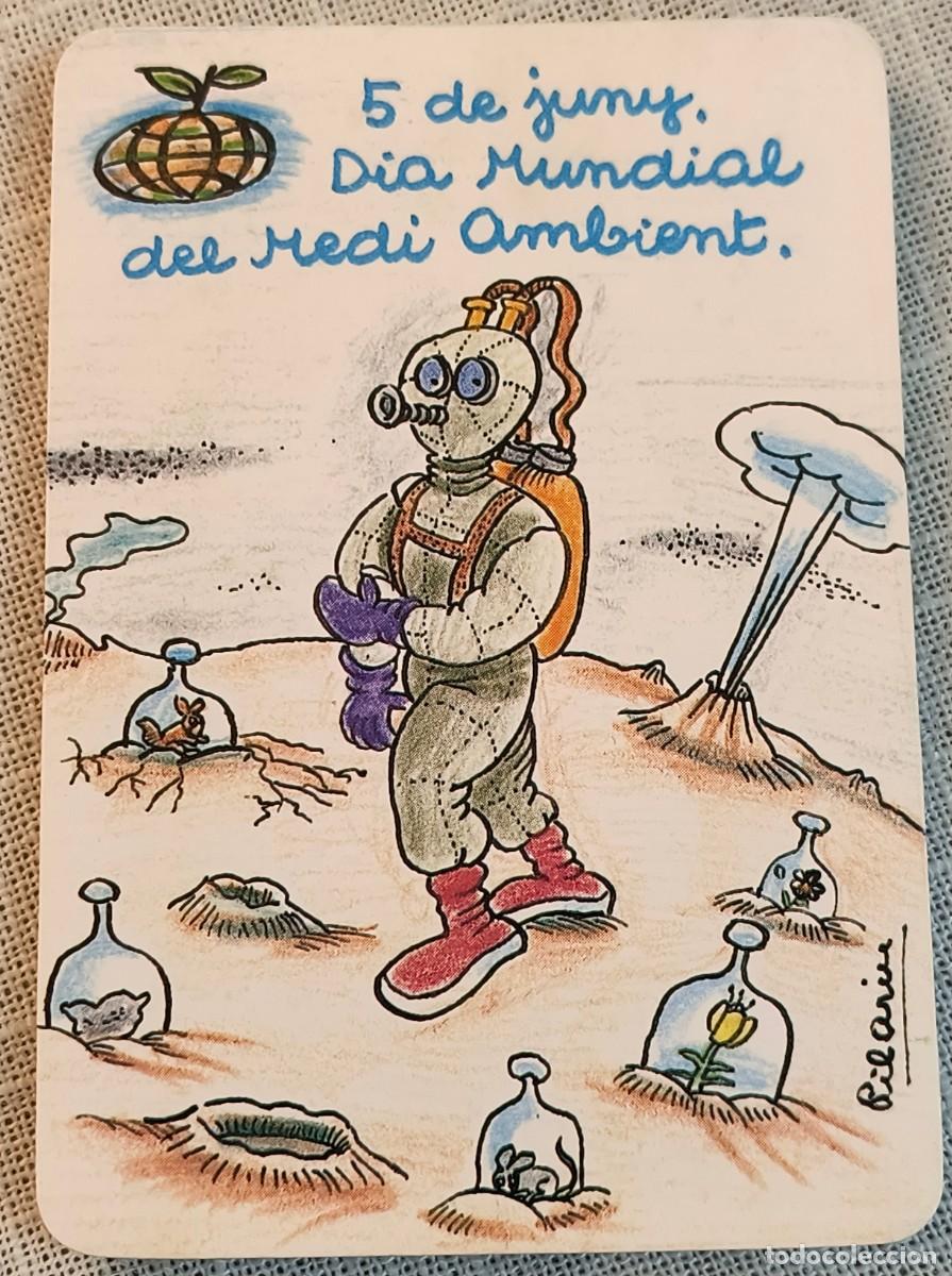 Coleccionismo Calendarios: CALENDARIO BOLSILLO | DIA MUNDIAL DEL MEDI AMBIENT - A&Ntilde;O 1990
