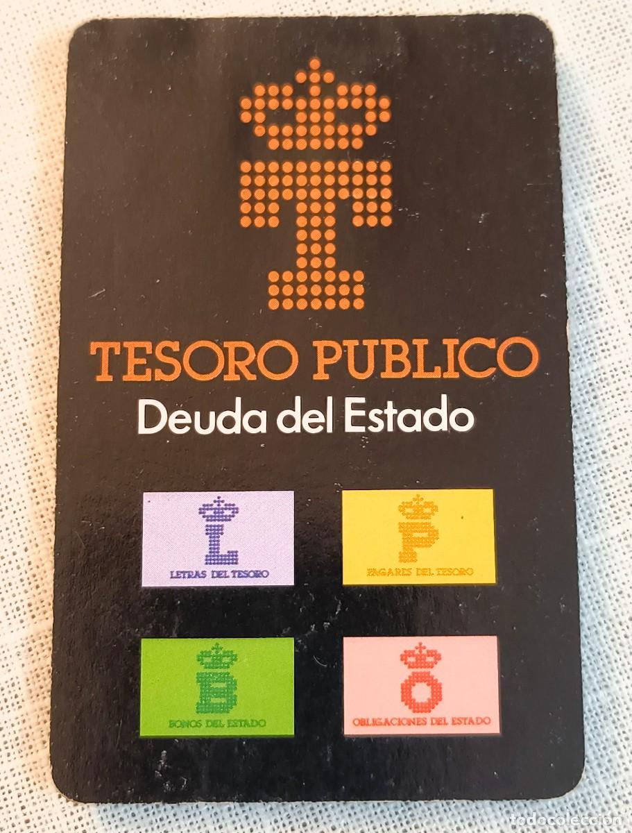 Coleccionismo Calendarios: CALENDARIO BOLSILLO | TESORO P&Uacute;BLICO - A&Ntilde;O 1990