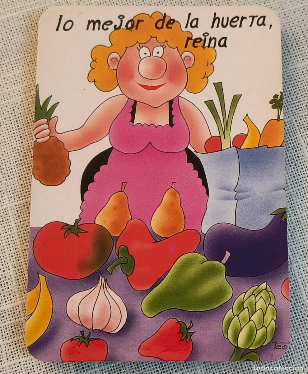 Coleccionismo Calendarios: CALENDARIO BOLSILLO | MUJER CON FRUTAS - A&Ntilde;O 1991
