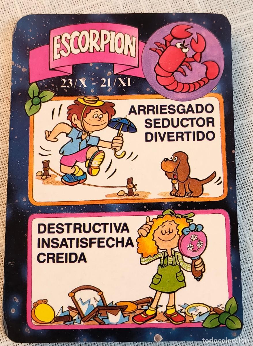 Coleccionismo Calendarios: CALENDARIO BOLSILLO | HOR&Oacute;SCOPO ESCORPIO - A&Ntilde;O 1990