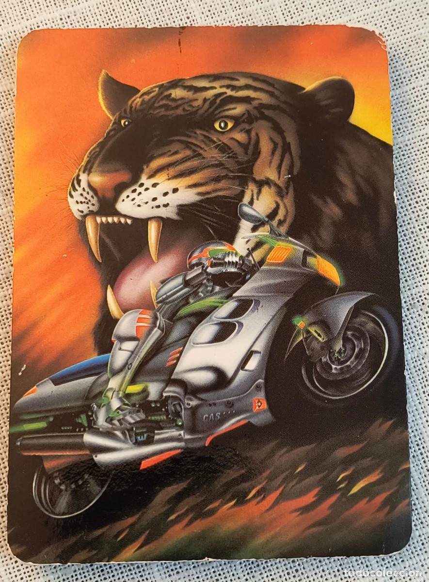 Coleccionismo Calendarios: CALENDARIO BOLSILLO | MOTO Y TIGRE - A&Ntilde;O 1991