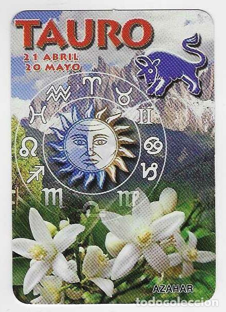 Coleccionismo Calendarios: CALENDARIO DE BOLSILLO A&Ntilde;O 2012 HOR&Oacute;SCOPO - TAURO - FLORES - VER FOTO REVERSO