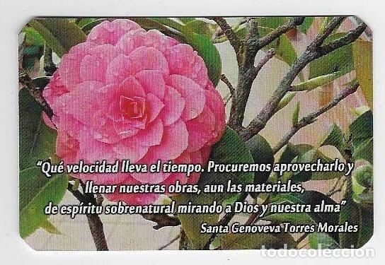 Coleccionismo Calendarios: CALENDARIO DE BOLSILLO A&Ntilde;O 2015 FLORES - HERMANAS DEL SAGRADO CORAZ&Oacute;N - ZARAGOZA - VER FOTO REVERSO
