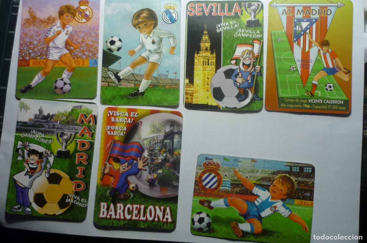 Coleccionismo Calendarios: LOTE CALENDARIOS FUTBOL DIF. A&Ntilde;OS
