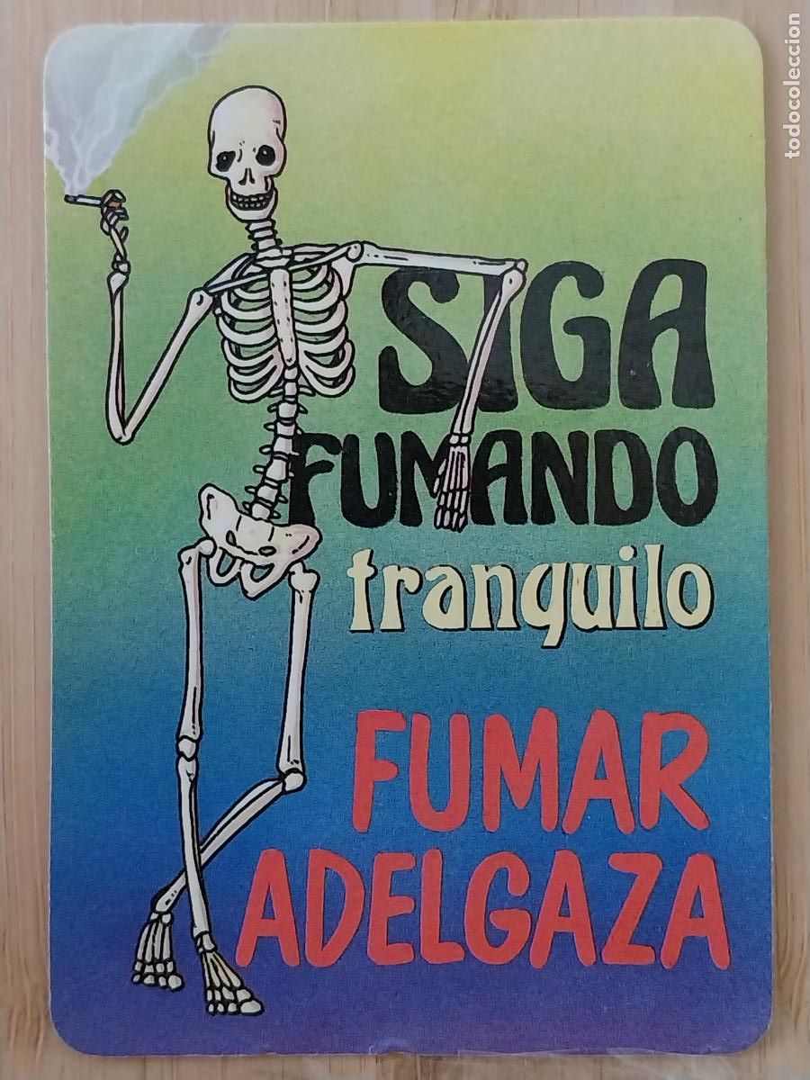 Colecionismo Calend&aacute;rios: ILUSTRACION TABACO CALENDARIO 1990 PUBLI *** BAR BIARRITZ MADRID *** REF MP 126
