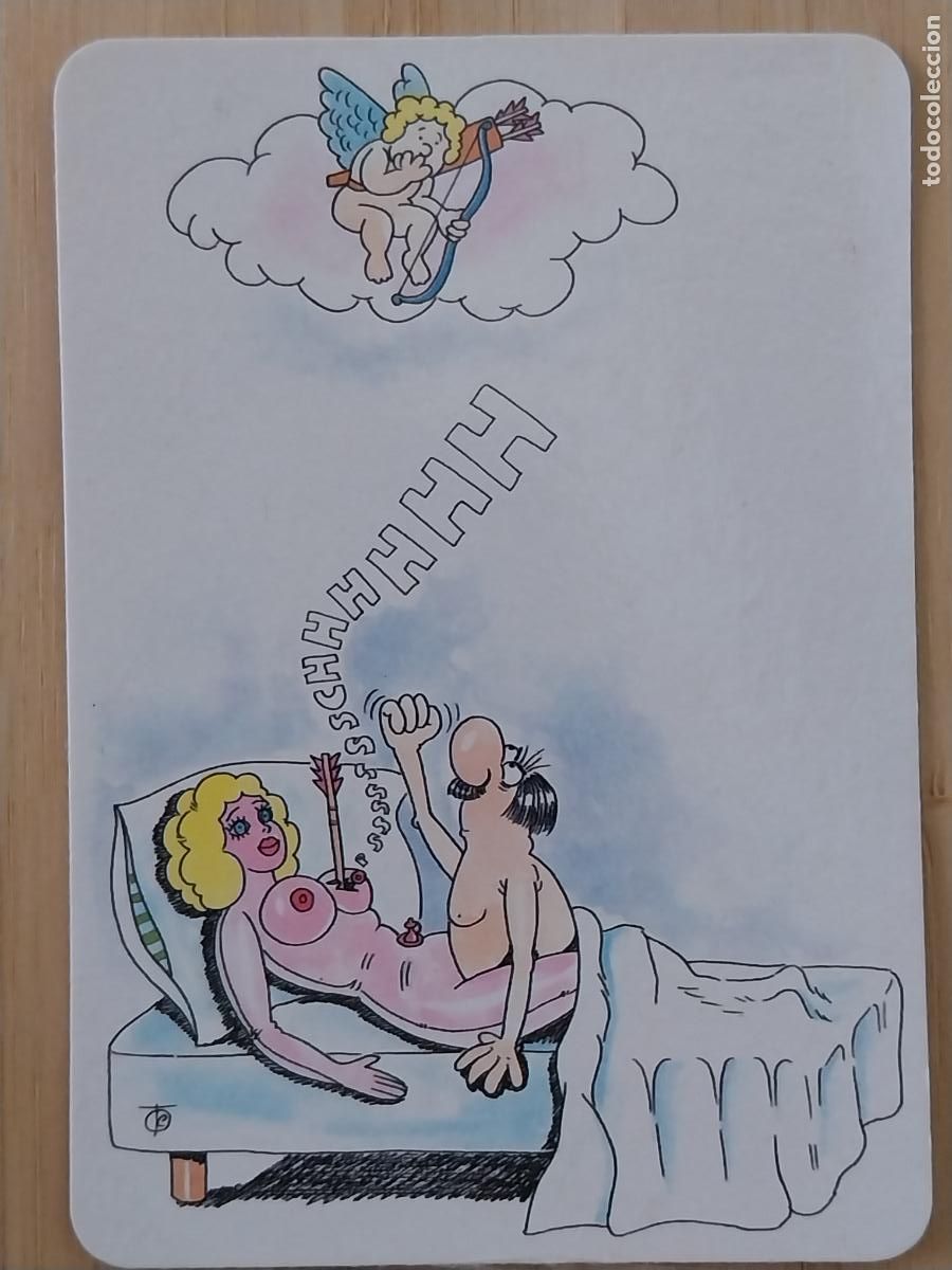 Colecionismo Calend&aacute;rios: ILUSTRACION ADULTO CALENDARIO 1993 PUBLI *** BAR BIARRITZ *** REF WCB 83
