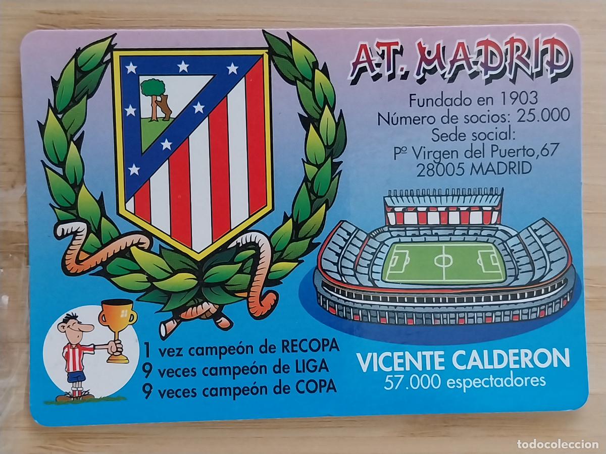 Coleccionismo Calendarios: ATLETICO MADRID ILUSTRACION CALENDARIO 2000 PUBLI *** BAR BOCATA *** REF WCB 319