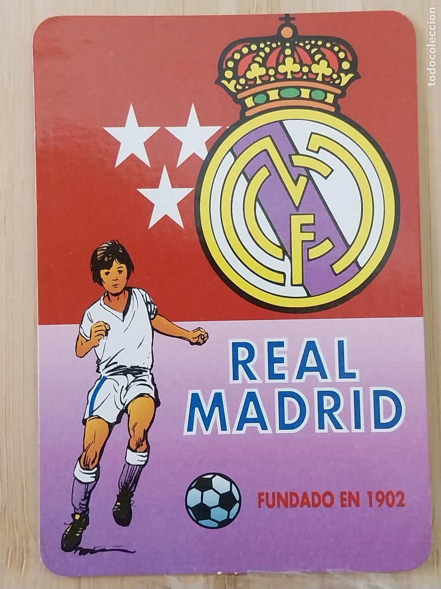 Coleccionismo Calendarios: REAL MADRID ILUSTRACION CALENDARIO 1997 PUBLI *** TONI PARK PARQUETS *** REF EGC 159