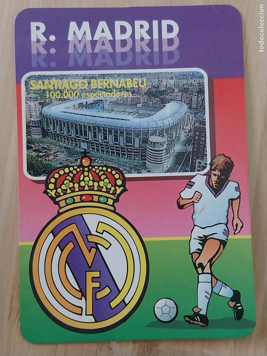 Coleccionismo Calendarios: REAL MADRID ILUSTRACION CALENDARIO 1998 PUBLI *** TONI PARK PARQUETS *** REF 174