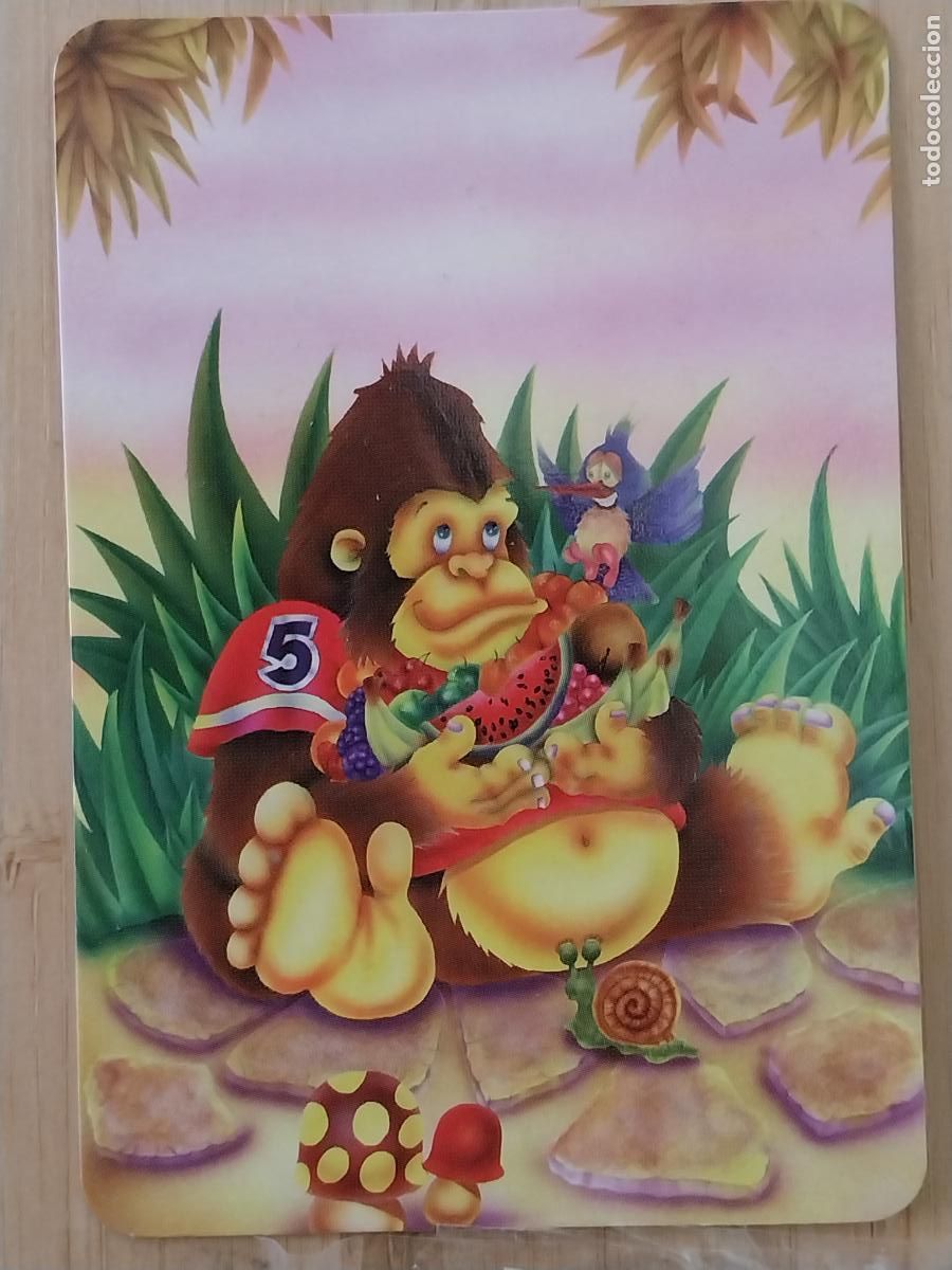 Coleccionismo Calendarios: GORILA SANDIA ILUSTRACION CALENDARIO 1999 PUBLI *** PAJARERIA OROPENDOLA RIVAS *** REF RR 38 ***