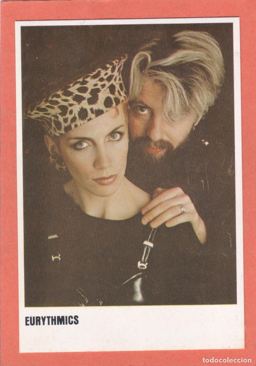 Coleccionismo Calendarios: CALENDARIO PORTUGAL 1985/1986 - EURYTHMICS - BANDA TECNO POP