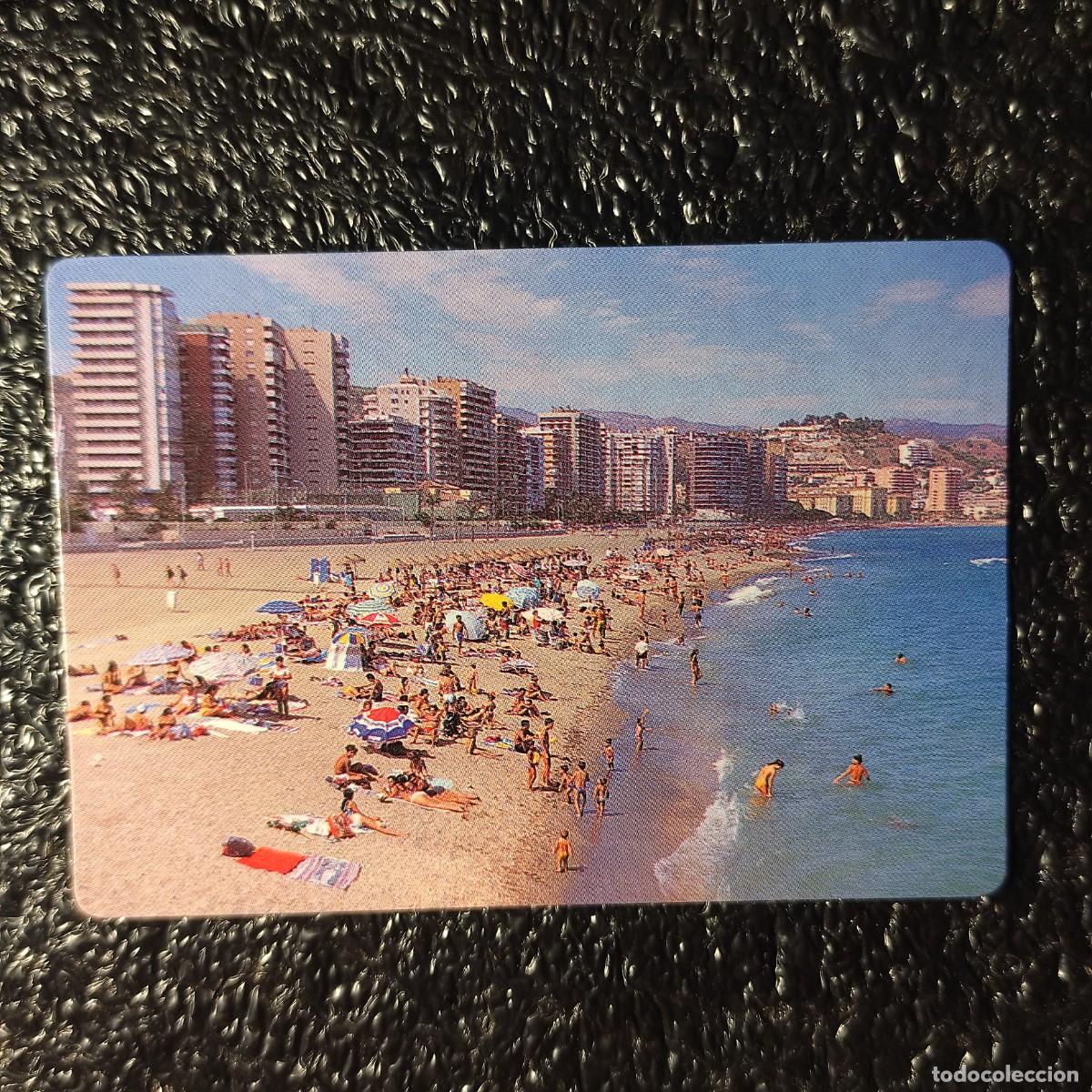 Coleccionismo Calendarios: CALENDARIO DE BOLSILLO .Playa de La Malagueta en M&aacute;laga . Costa del sol 2001 ** wcb 16** T4