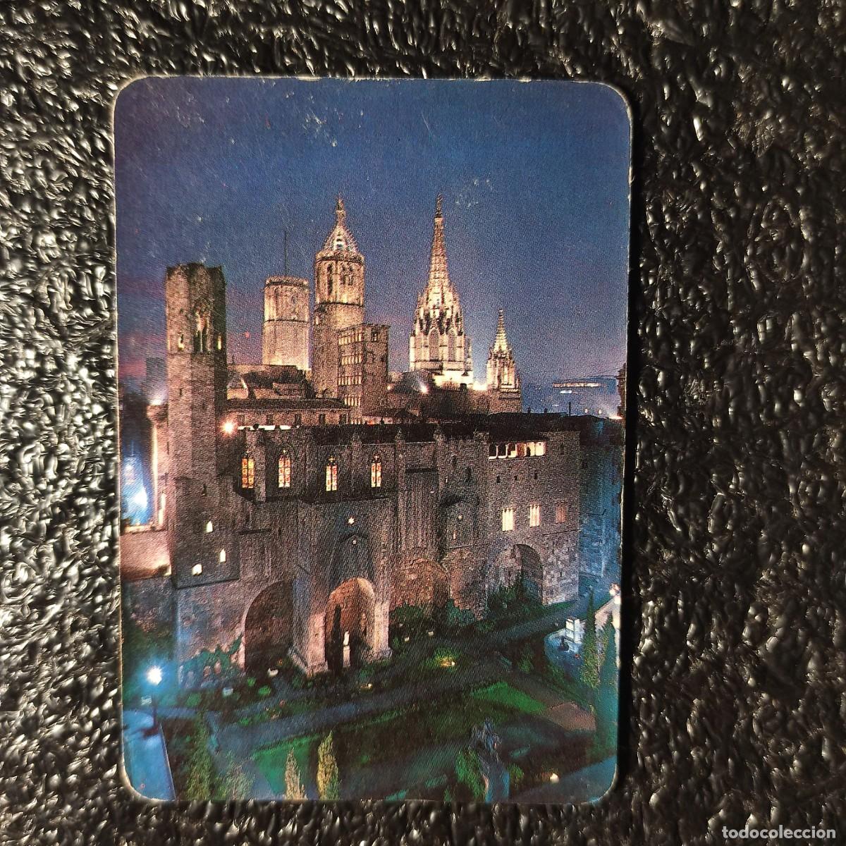 Coleccionismo Calendarios: CALENDARIO DE BOLSILLO . Pla&ccedil;a de Ramon Berenguer . Barrio G&oacute;tico de Barcelona .1984 *Cafe Dunia* T4