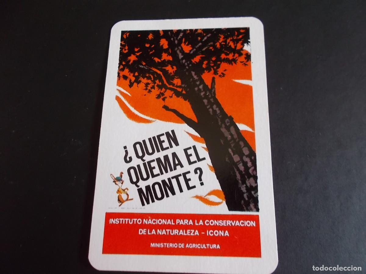 Coleccionismo Calendarios: ICONA QUIEN QUEMA EL MONTE 1976 FOURNIER