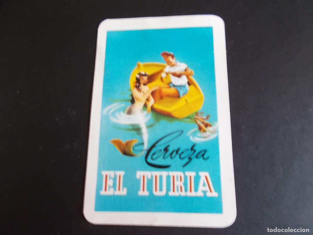 Collezionismo Calendari: CERVEZA EL TURIA 1958 FOURNIER