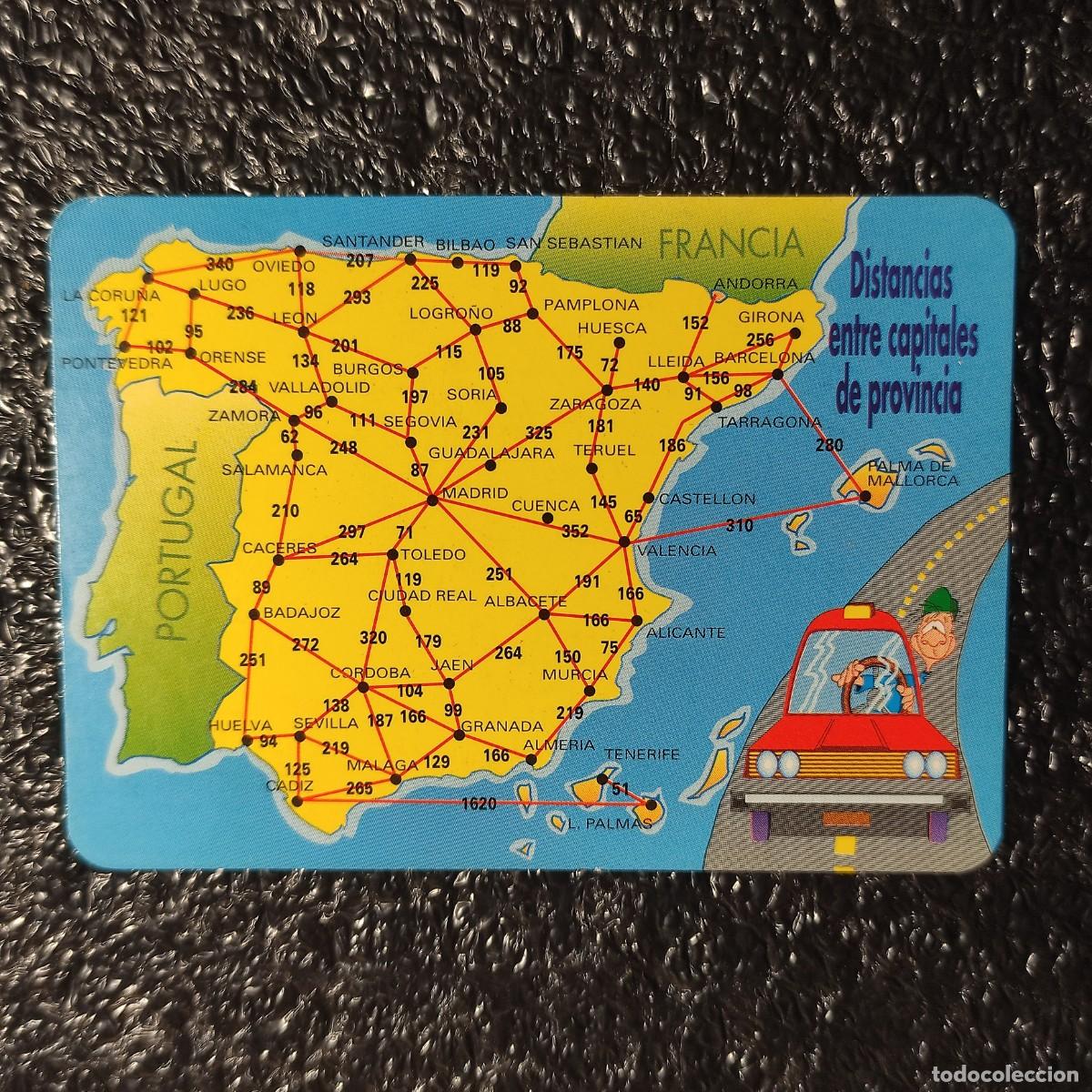 Coleccionismo Calendarios: CALENDARIO DE BOLSILLO . DISTANCIA ENTRE CIUDADES 1997 * PUBL. HUELVA *T2