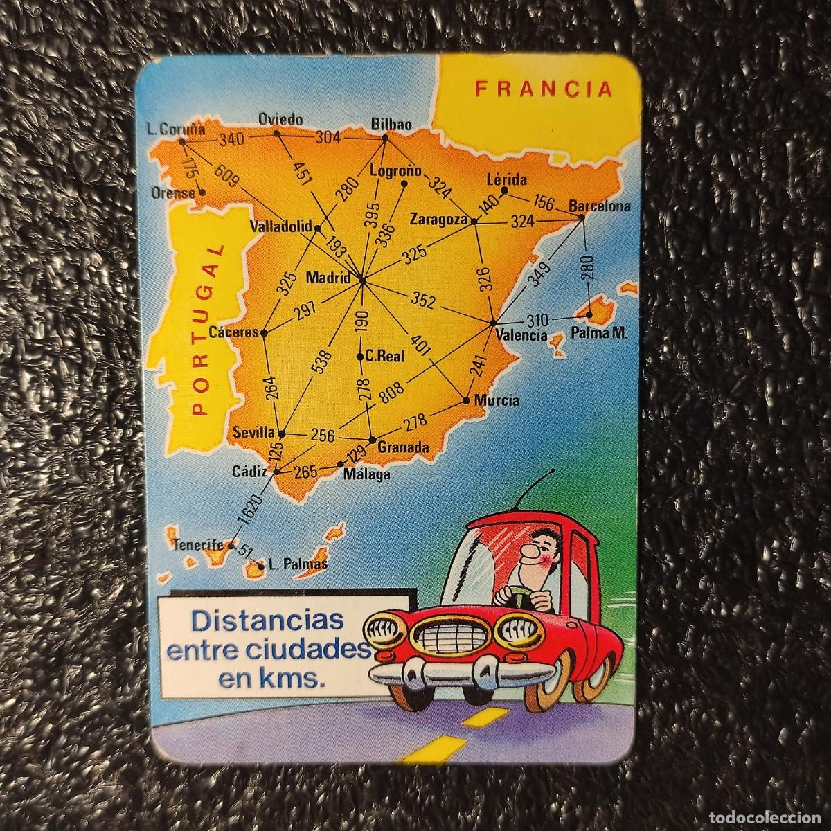 Coleccionismo Calendarios: CALENDARIO DE BOLSILLO . DISTANCIA ENTRE CIUDADES 1990 ** PUBL. DE BETANZOS . CORU&Ntilde;A *T2