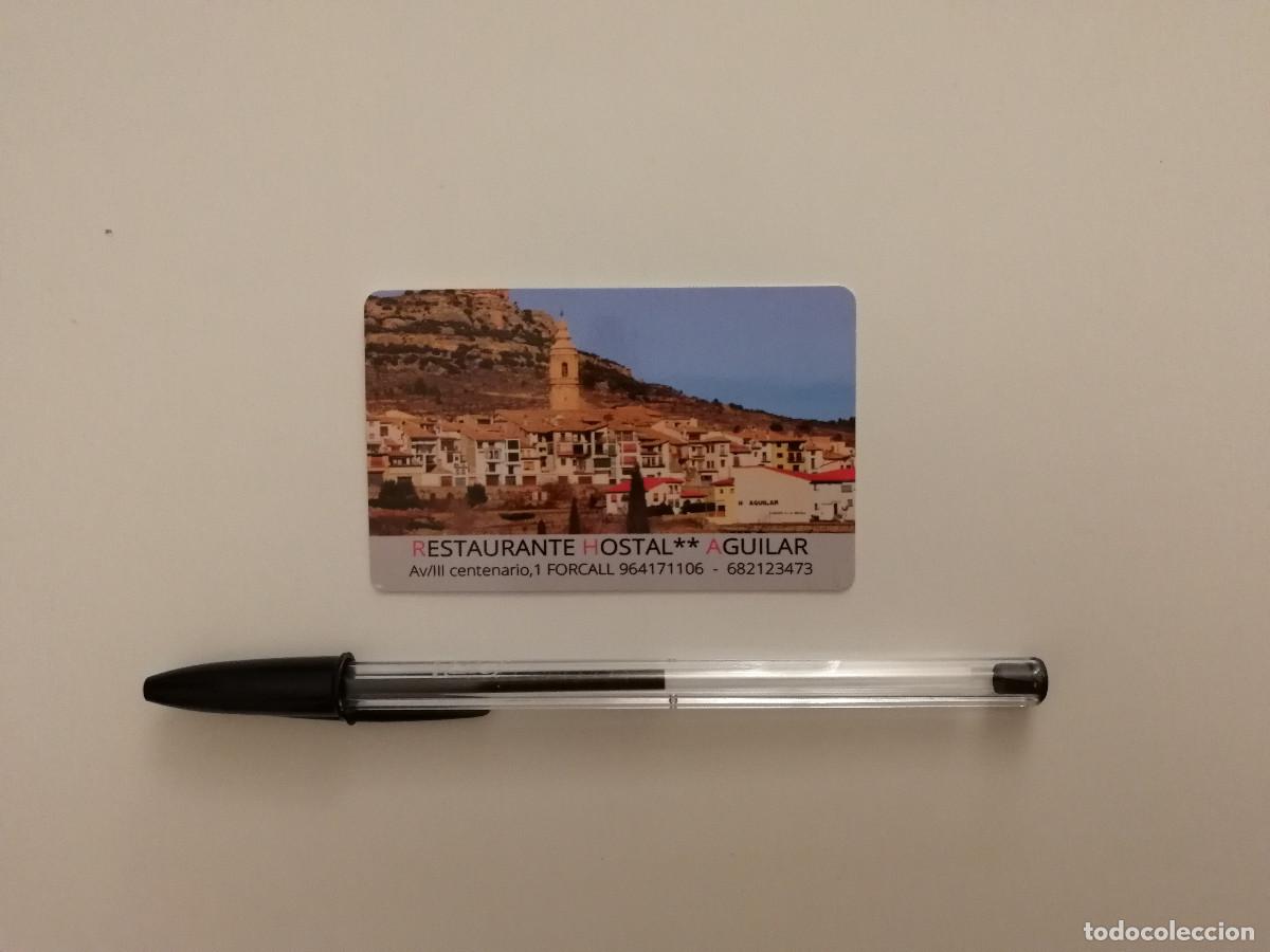 Coleccionismo Calendarios: CALENDARIO BOLSILLO - RESTAURANTE HOSTAL AGUILAR - TURISMO - A&Ntilde;O 2024