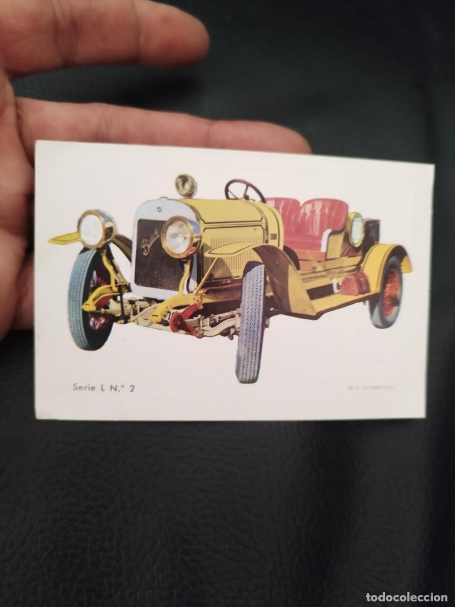 Collectionnisme Calendriers: Antiguo calendario de bolsillo, coche cl&aacute;sico Buick de 1918. Publicidad tasca t&iacute;pica all i oli BCN.