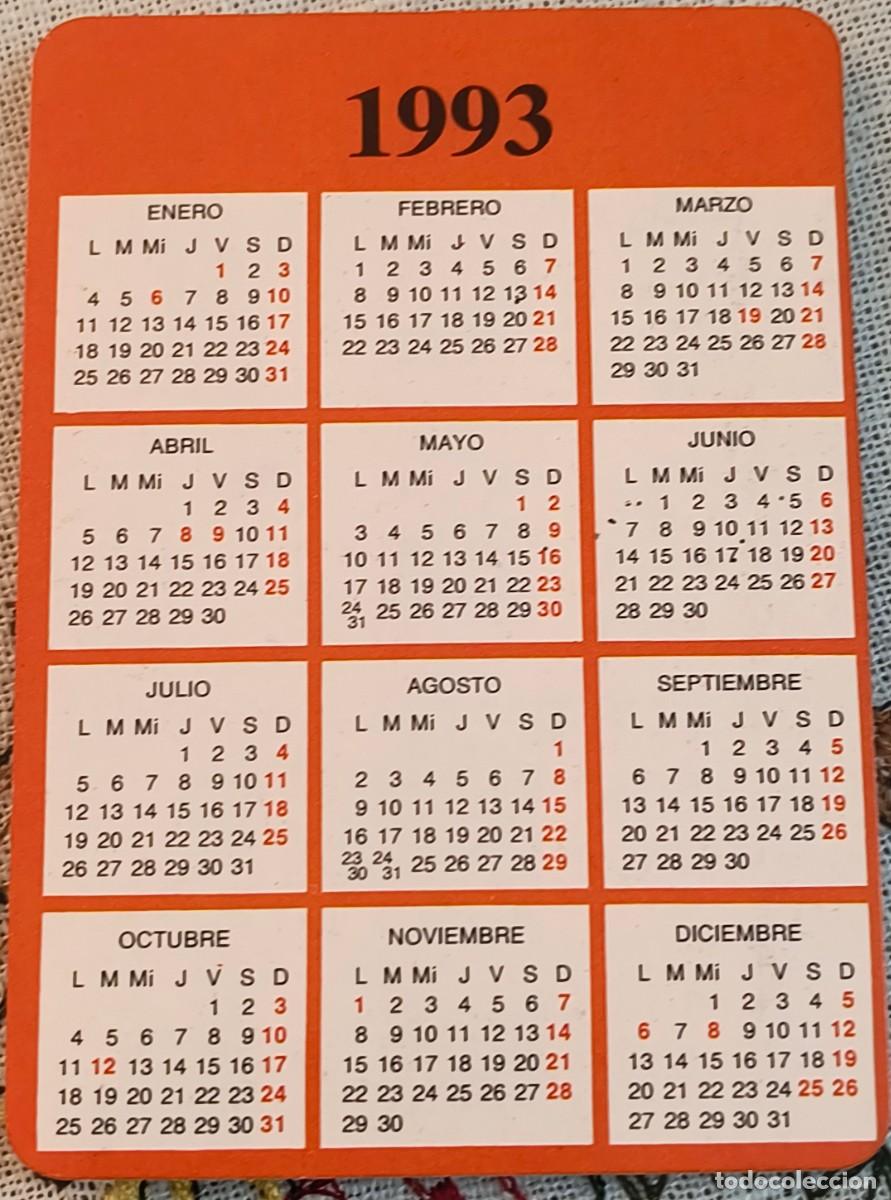 Coleccionismo Calendarios: CALENDARIO DE BOLSILLO | CICLO TRIANA - A&Ntilde;O 1993
