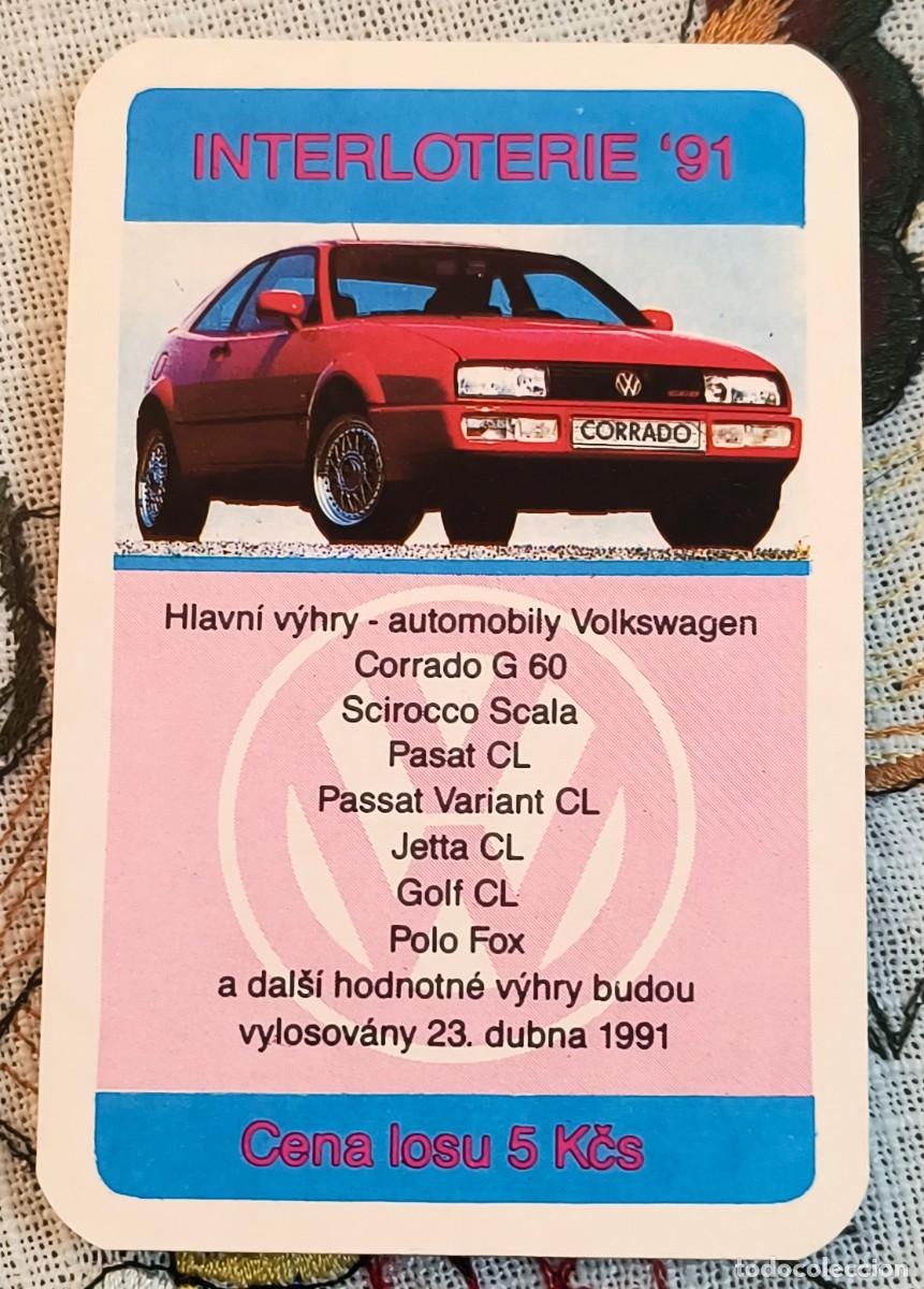 Coleccionismo Calendarios: CALENDARIO DE BOLSILLO | INTERLOTERIE / VOLKSWAGEN- A&Ntilde;O 1991