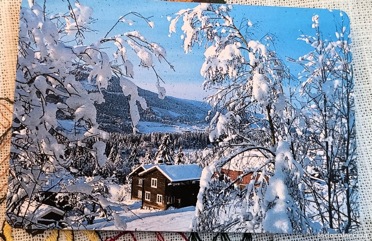 Coleccionismo Calendarios: CALENDARIO DE BOLSILLO | PAISAJE NEVADO - A&Ntilde;O 1991