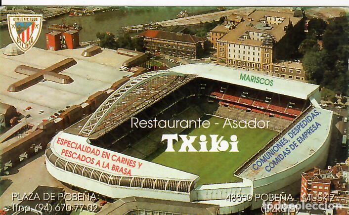 Coleccionismo Calendarios: CALENDARIO DE PUBLICIDAD F&Uacute;TBOL - A&Ntilde;O 2000 - RTE. ASADOR TXIKI - ATHLETIC DE BILBAO