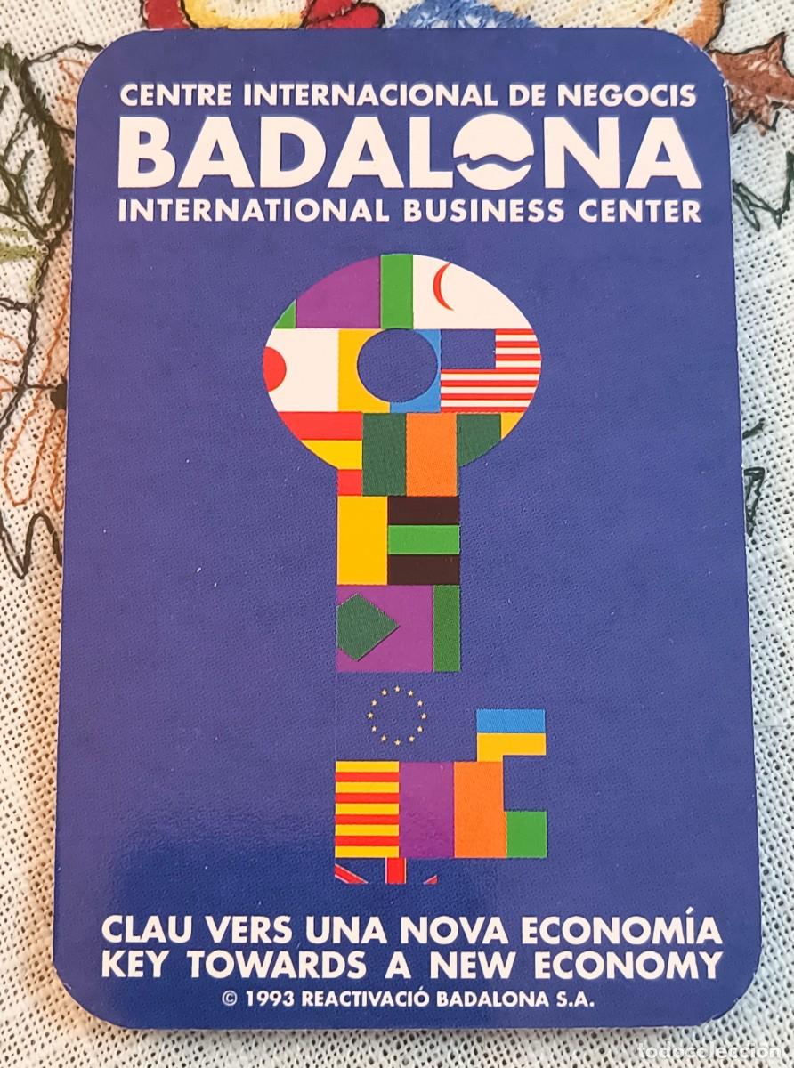 Coleccionismo Calendarios: CALENDARIO DE BOLSILLO | BADALONA CENTRE INTERNACIONAL DE NEGOCIS - A&Ntilde;O 1993