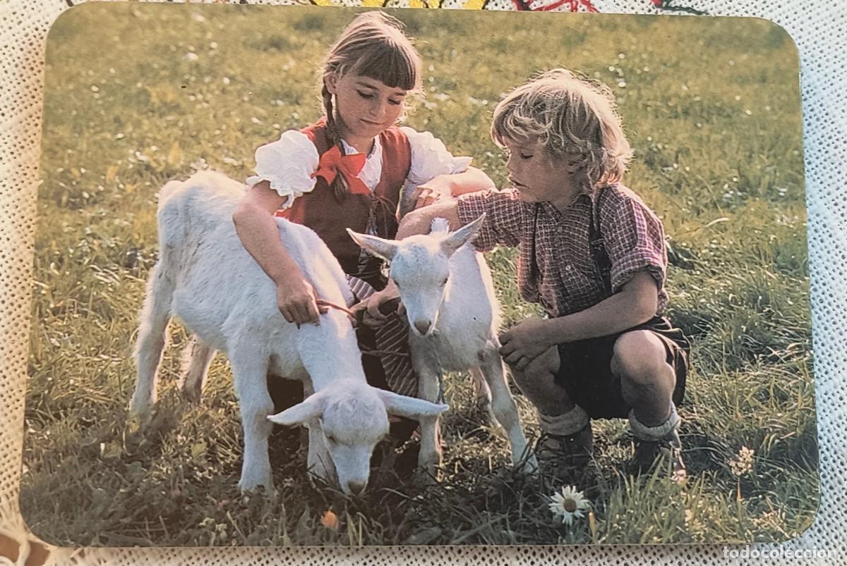 Coleccionismo Calendarios: CALENDARIO DE BOLSILLO | NI&Ntilde;OS CON CABRAS - A&Ntilde;O 1991