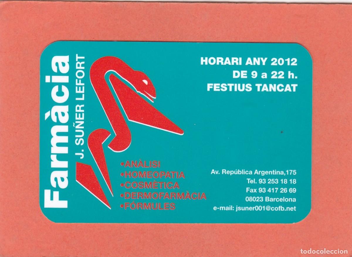 Coleccionismo Calendarios: CALENDARIO 2012 - FARM&Aacute;CIA J. SU&Ntilde;ER LEFORT