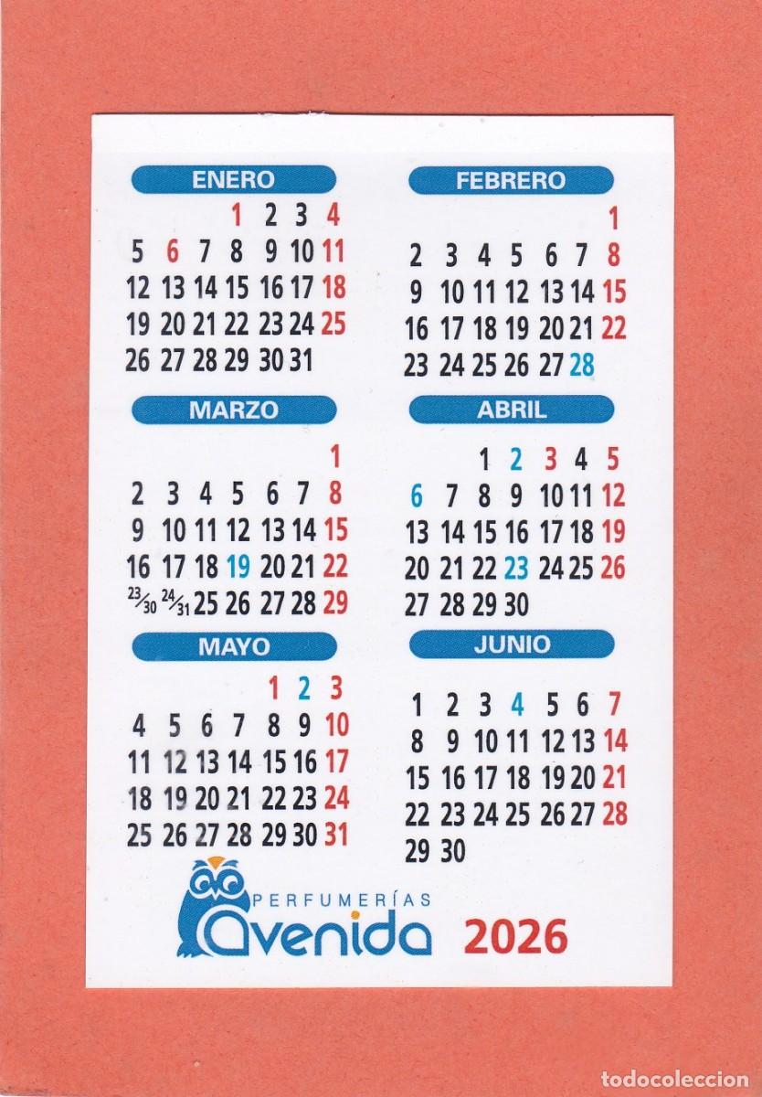 Coleccionismo Calendarios: CALENDARIO 2026 - PERFUMERIAS AVENIDA