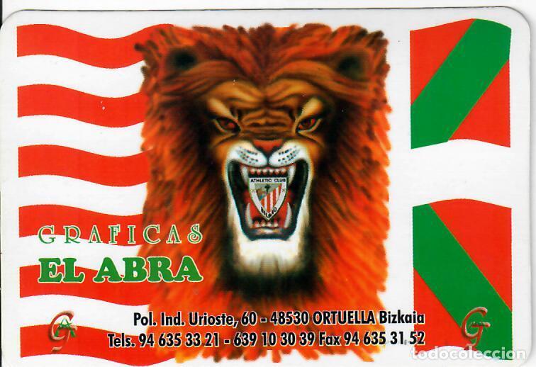 Coleccionismo Calendarios: CALENDARIO DE PUBLICIDAD F&Uacute;TBOL - A&Ntilde;O 2000 - GR&Aacute;FICAS EL ABRA - ATHLETIC DE BILBAO