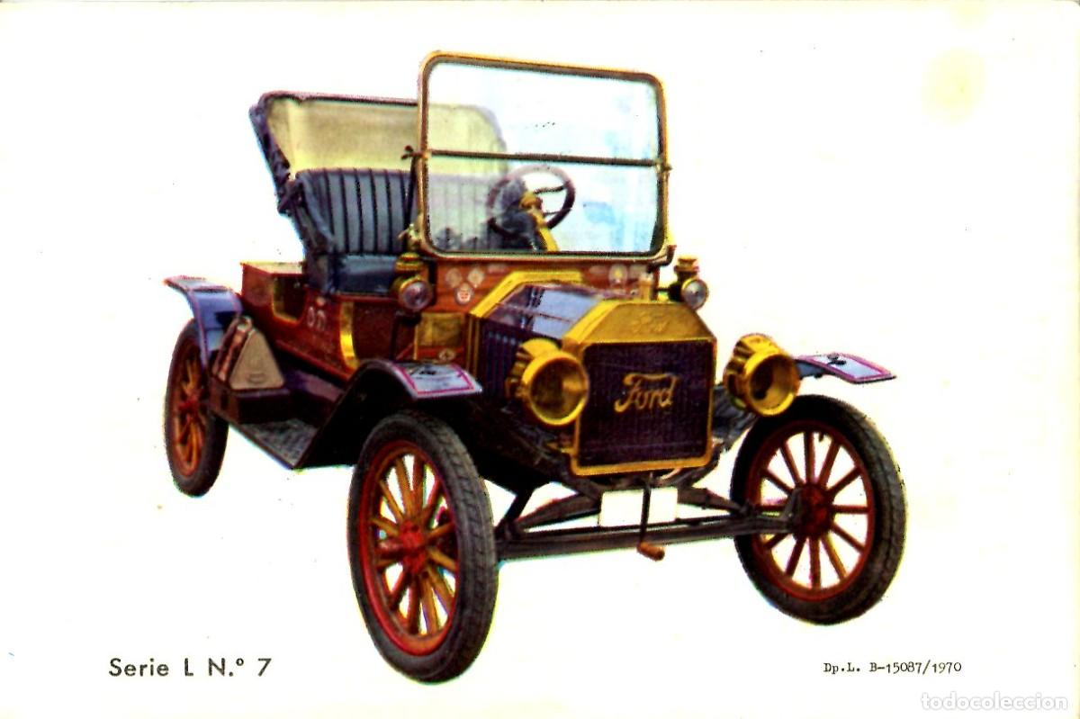 Coleccionismo Calendarios: CALENDARIO DE SERIE - 1971 - Distribuciones Reunidas Serie L - COCHE ANTIGUO DE EPOCA