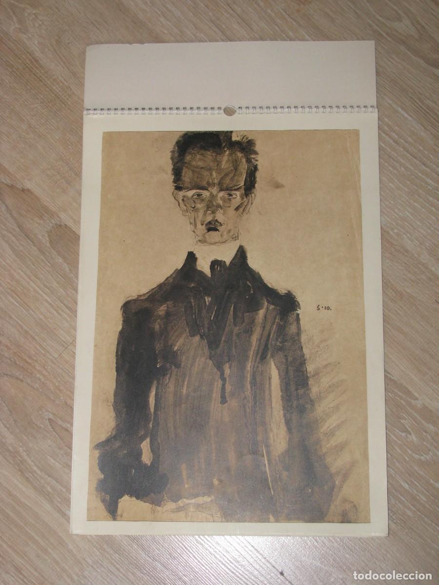 Coleccionismo Calendarios: CALENDARIO DE PARED PUBLICIDAD OLIVETTI 1972. IMAGENES DE OBRAS EGON SCHIELE. IMPRESO ITALIA